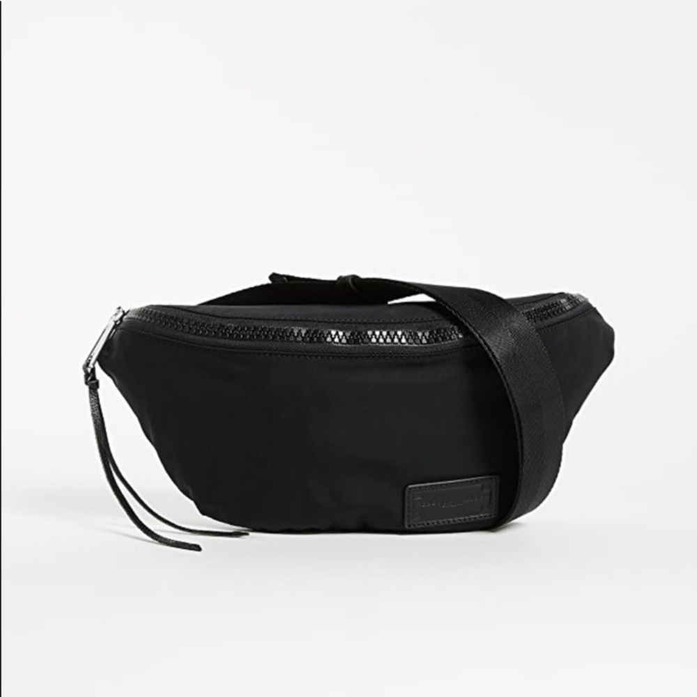 NWOT Rebecca Minkoff Black Nylon Belt Fanny Waist Bag Pack